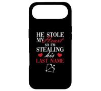 Il a volé Mon cœur Alors Je Vole Son nom de Famille | Mari Coque pour iPhone Air