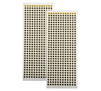 Œil avec appât de pêche réaliste - yeux autocollants artificiels 500X, yeux de pêche faux 6 mm, décoration de leurre 3D réfléchissante | autocollants pour yeux autocollants, fournitures pour appâts