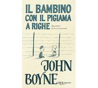 Il bambino con il pigiama a righe