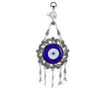 Œil bleu, décoration murale, pendentif unique, fleurs creuses, ornement mural turc porte-bonheur pour la maison et le bureau