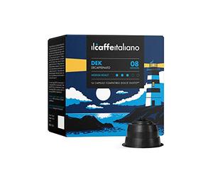 Il Caffè Italiano Capsules Compatibles Dolce Gusto Décaféiné 96pcs | Capsules Dolce Gusto Compatibles Avec un Goût Fort et Déterminé | Capsules Nescafe Dolce Gusto Compatibles Made In Italy| Frhome