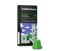 Il Caffè Italiano - Capsules Compatibles Nespresso Firenze 100pcs | Café à l'Arôme Intense et Crémeux | Made in Italy | Frhome