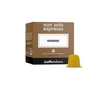 Il Caffè Italiano Capsules Compatibles Nespresso Ginseng 80pcs | au Goût Distinct et Stimulant | Made in Italy | Frhome