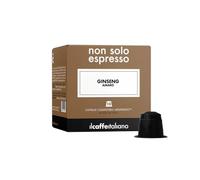 Il Caffè Italiano Capsules compatibles Nespresso Ginseng Amer - 80 pièces | Capsules de café compatibles Nespresso, au goût distinct et prononcé | Made in Italy | Frhome