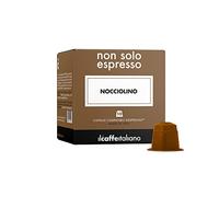 Il Caffè Italiano Capsules Compatibles Nespresso Nocciolino 80pcs | Boisson Chaude, Crémeuse et Délicieuse | Made In Italy | Frhome