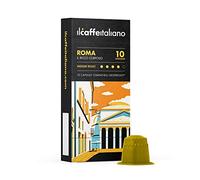 Il Caffè Italiano Capsules Compatibles Nespresso Roma 100pcs | Capsules de Café Compatibles Nespresso Avec un Arôme Riche et Intense | Capsules Nespresso Compatibles Made In Italy | Frhome