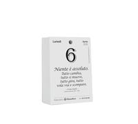 Il Calendario Filosofico 2026, remplacement format A6 de 10 x 14 cm, le premier et l'original calendrier de table avec 365 jours de phrases philosophiques, lire chaque jour une phrase, conçu et créé à