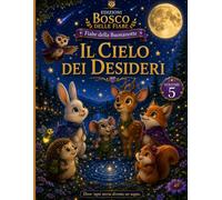 Il Cielo dei Desideri: 15 dolci fiabe della buonanotte per accompagnare i bambini nel mondo dei sogni, tra stelle luminose, animali del bosco e desideri che prendono vita