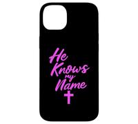 Il connaît Mon nom Bible Dieu Religieux Jésus Isaïe 43:1 Priez Coque pour iPhone 14 Plus