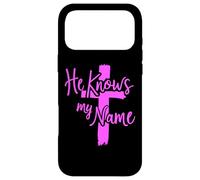 Il connaît Mon nom Bible Dieu Religieux Jésus Isaïe 43:1 Priez Coque pour iPhone 17 Pro Max