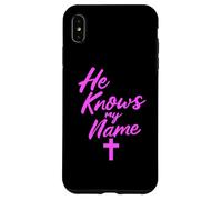 Il connaît Mon nom Bible Dieu Religieux Jésus Isaïe 43:1 Priez Coque pour iPhone XS Max