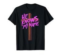 Il connaît Mon nom Bible Dieu Religieux Jésus Isaïe 43:1 Priez T-Shirt