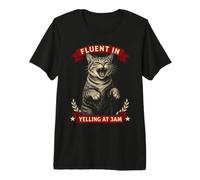 Il crie couramment à 3 h du Matin, Minuit, félin T-Shirt Haut de Gamme