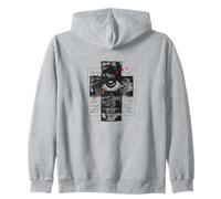 Œil dans la Croix, Motif Croix d'église, Croix de Foi Sweat à Capuche