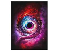 Œil de Dieu 500 Pièces Puzzle en Bois pour Adultes Enfants, Puzzles Impossible, Jeu D'adresse pour Toute La Famille, 55×41cm