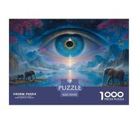 Œil de Dieu Puzzle Adulte 1000 Défis (Niveau Avancé) L'Excellence du Jeu Éducatif Et Challengant - Idéal pour Homme, Femme, Adultes Et Ados Dès 14 Ans 70x50cm/1000pcs