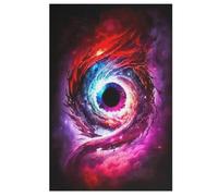 Œil de Dieu Puzzle De 1000 Pièces en Bois pour Enfants Adultes, Puzzles en Matériau Recyclé De Qualité Supérieure 78×53cm