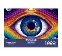 Œil de Dieu Puzzle pour Adultes - 1000 Pièces De Qualité Supérieure - Un Challenge Éducatif Conçu pour Homme, Femme Et Tous À Partir De 14 Ans 70x50cm/1000pcs