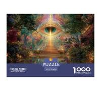 Œil de Dieu Puzzle pour Adultes - 1000 Pièces L'Excellence du Challenge Pédagogique - Conçu pour Hommes, Femmes Et Personnes De 14 Ans Et Plus 70x50cm/1000pcs