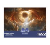 Œil de Dieu Puzzle pour Adultes - 1000 Pièces L'Excellence du Challenge Pédagogique - Conçu pour Hommes, Femmes Et Personnes De 14 Ans Et Plus 38x26cm/1000pcs