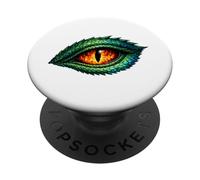 Œil de Dragon - L'emblème Original du Dragon de feu PopSockets PopGrip Adhésif