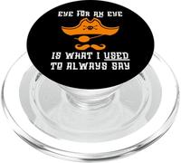 Œil de Pirate Amusant pour Un œil jusqu'à ce Que Le Masque avec Moustache PopSockets PopGrip pour MagSafe