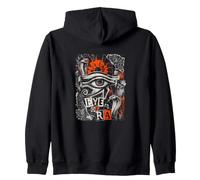 Œil de Ra, Égypte Ancienne, Cobra, Horus Ankh Sweat à Capuche