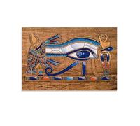 Œil de Ra Toile murale de l'Égypte ancienne Œil d'Horus sur toile Décoration murale Art contemporain Mythique Décoration murale Poster et impression sur toile 40,6 x 61 cm