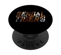 Œil de Tigre à l'intérieur des Tigres du Bengale Lettres Grasses Amoureux PopSockets PopGrip Adhésif