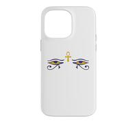 Œil d'Horus avec Croix Ankh Coque pour iPhone 14 Pro Max