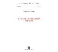 Il Difetto Di Durabilità Del Bene