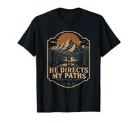 Il Dirige Mes chemins (Proverbes 3, 6, Montagne) T-Shirt