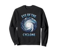 Œil du Cyclone, tempête puissante Vue Satellite ouragan Sweatshirt