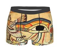 Œil du Faucon Égyptien Homme Boxers Fitted Boxer Shorts Confortable Trunks pour Sport Travail Usage Quotidien XXL