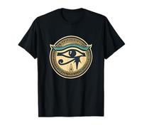 Œil égyptien d'Horus sur Les hiéroglyphes Histoire égyptienne T-Shirt