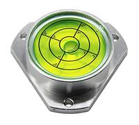 Œil en alliage d'aluminium avec trou de vis monté en surface circulaire en aluminium avec fioles spirituelles