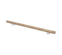 Il en bois avec supports pour personnes âgées et enfants, balustrades de sécurité intérieures antidérapantes à fixation murale, 120 cm, pour la maison, l'hôpital et le loft (couleur 1)