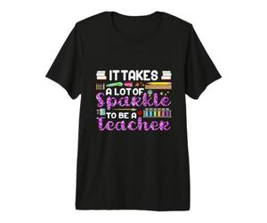 Il en Faut Beaucoup pour être Un Enseignant drôle T-Shirt Haut de Gamme