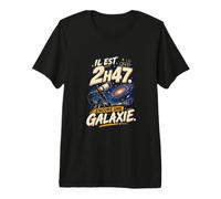 Il Est 2H47 Encore Une Galaxie Humour Astronome Ciel Profond T-Shirt Haut de Gamme