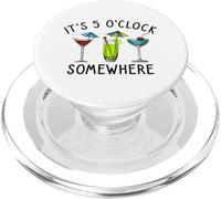 Il est 5 Heures, Quelque Part, Cocktails, Boissons mélangées, Happy Hour PopSockets PopGrip pour MagSafe