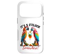 Il est 5 Heures, Quelque Part, des perroquets boivent des Margaritas, C'est drôle Coque pour iPhone 17 Pro