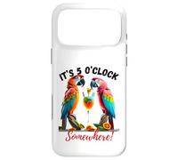 Il est 5 Heures, Quelque Part, des perroquets boivent des Margaritas, C'est drôle Coque pour iPhone 17 Pro Max