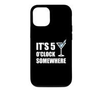 Il est 5 Heures, Quelque Part, des Vacances Amusantes, Un Happy Hour à Boire Coque pour iPhone 12/12 Pro