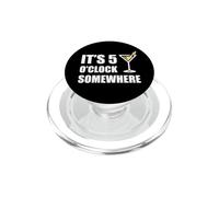 Il est 5 Heures, Quelque Part, des Vacances Amusantes, Un Happy Hour à Boire PopSockets PopGrip pour MagSafe