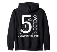 Il est 5 Heures, Quelque Part, des Vacances Amusantes, Un Happy Hour à Boire Sweat à Capuche