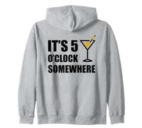 Il est 5 Heures, Quelque Part, des Vacances Amusantes, Un Happy Hour à Boire Sweat à Capuche