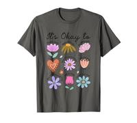 Il est Bon de fleurir la positivité en Forme de cœur T-Shirt