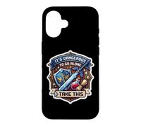 Il est Dangereux d'aller Seul Prenez ce Joueur de Jeu vidéo Coque pour iPhone 16