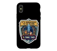 Il est Dangereux d'aller Seul Prenez ce Joueur de Jeu vidéo Gamer Coque pour iPhone X/XS