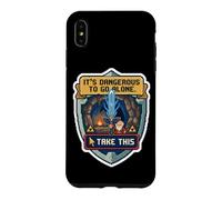 Il est Dangereux d'aller Seul Prenez ce Joueur de Jeu vidéo Gamer Coque pour iPhone XS Max